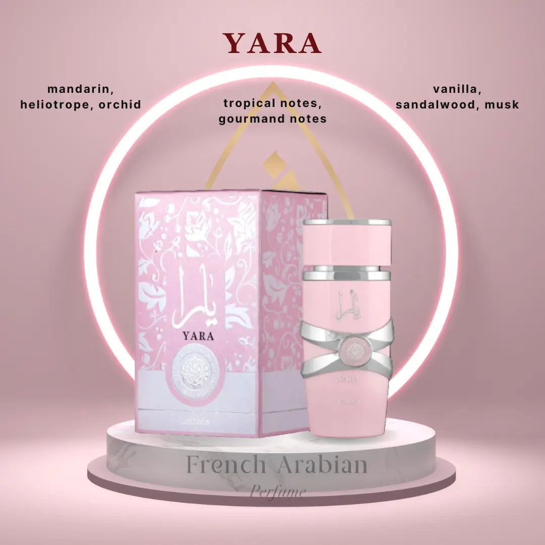 Lattafa Yara Eau de parfum Spray captivating scent 3.4oz (100ml)