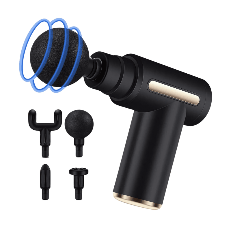 Massage Gun, 6-Speed Muscle Percussion Massager, Quiet Hand Massager, Mini Massage Gun for Neck, Back, Arms, Legs, Shoulders